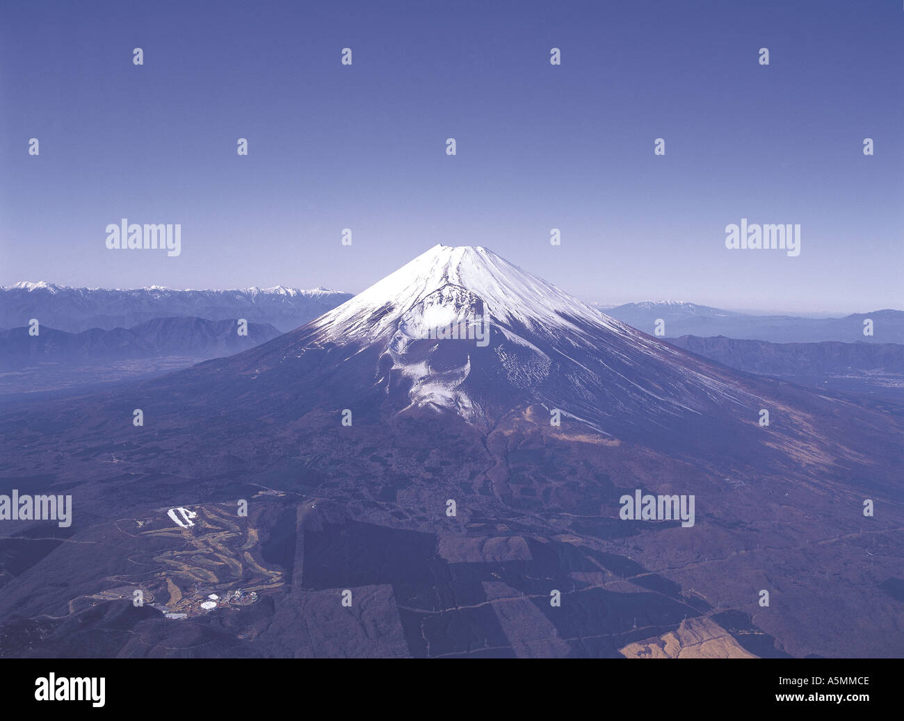 Aerial view of Mt Fuji Japan Stock Photo - Alamy