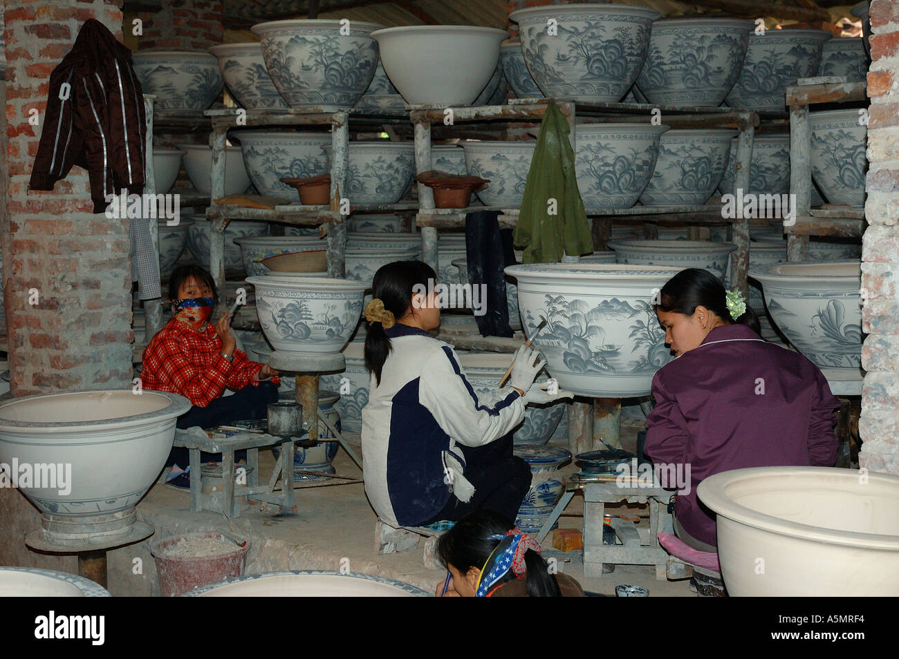 Ceramic factory near Hanoi Vietnam Vietnamese South East Asia Orient