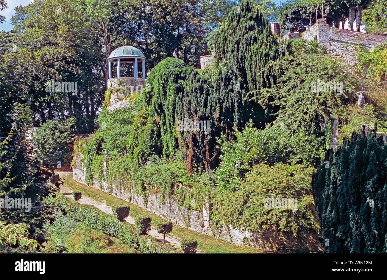 Gerberoy in the departement of Oise 60 France One of Les Plus Beaux Villages de France Stock Photo