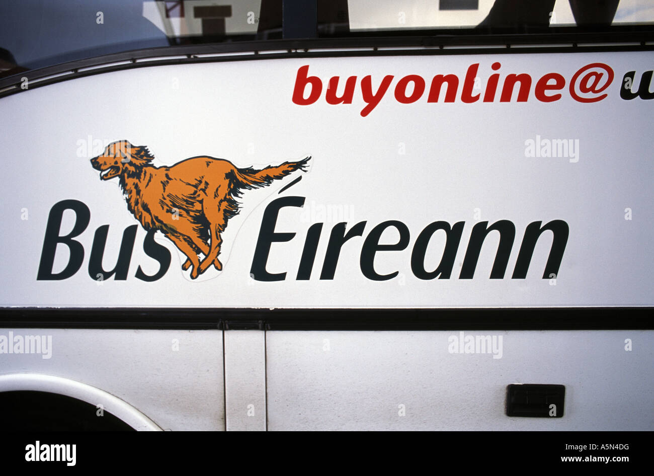 a Bus Eireann Bus Ireland Stock Photo