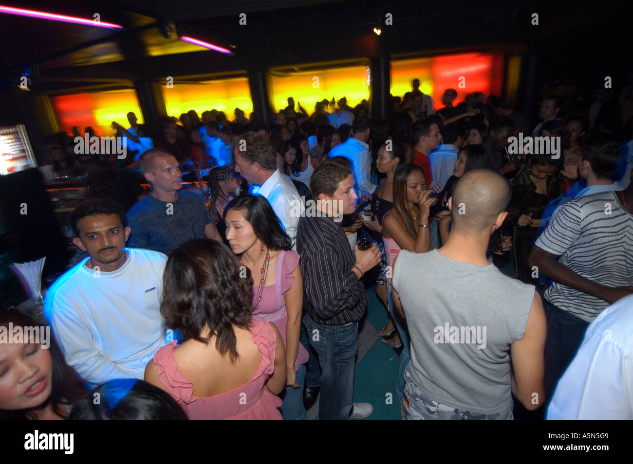 Q Bar. Bangkok Stock Photo Alamy