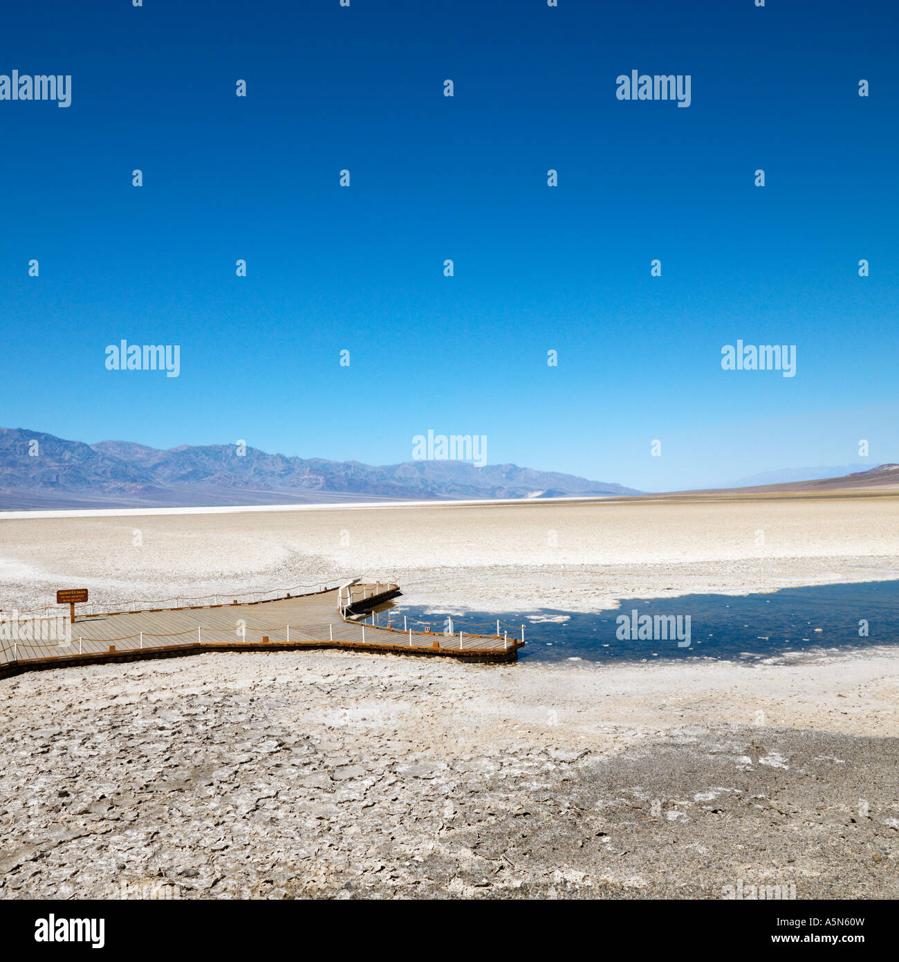 Badwater Basin in Death Valley National Park Stock Photo - Alamy