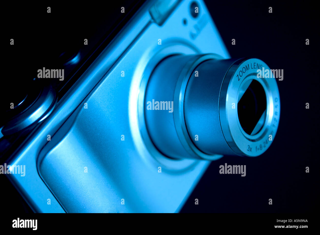 point and shoot digital camera with optical zoom lens Stock Photo Alamy