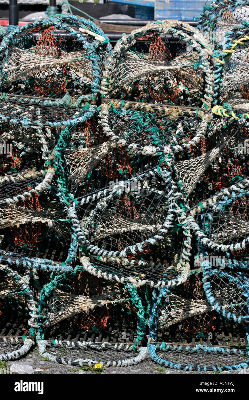 Wire Lobster Traps Stock Photos & Wire Lobster Traps Stock Images - Alamy