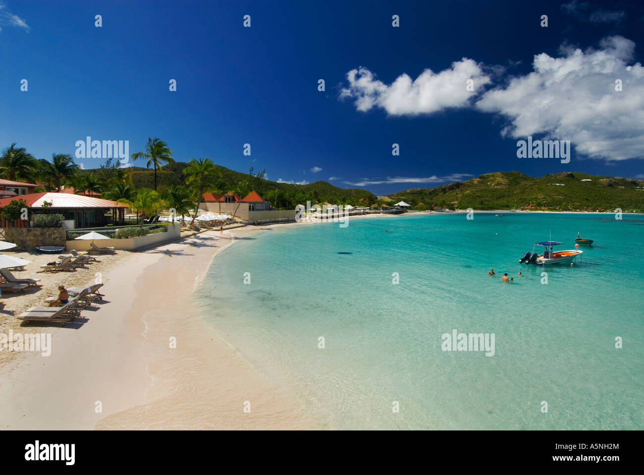 St. Jean beach St. Barths FWI Stock Photo - Alamy