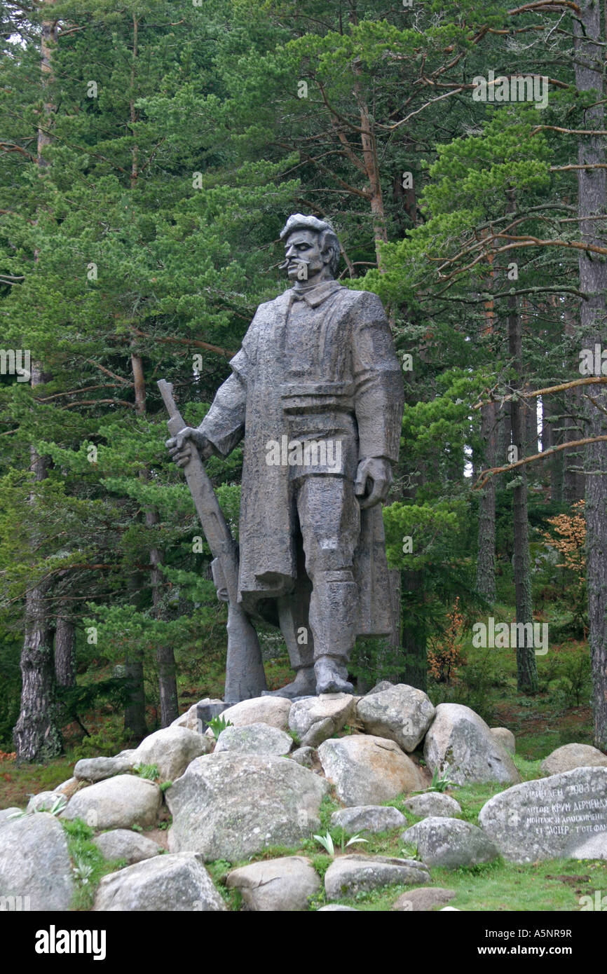 Goce Delchev, monument, revolutionary, Bulgaria, Europe Stock Photo - Alamy