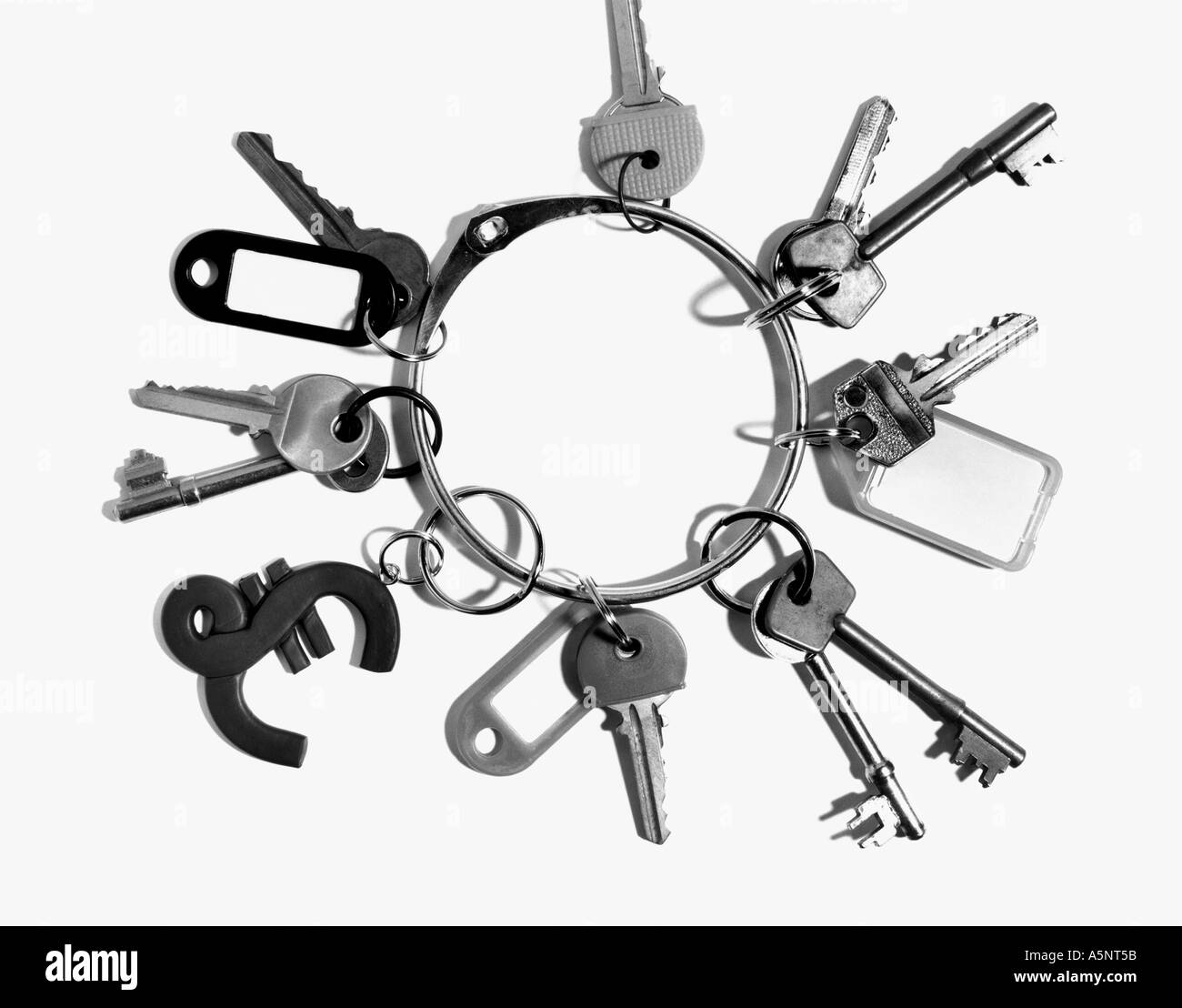 A bunch of keys Stock Photo