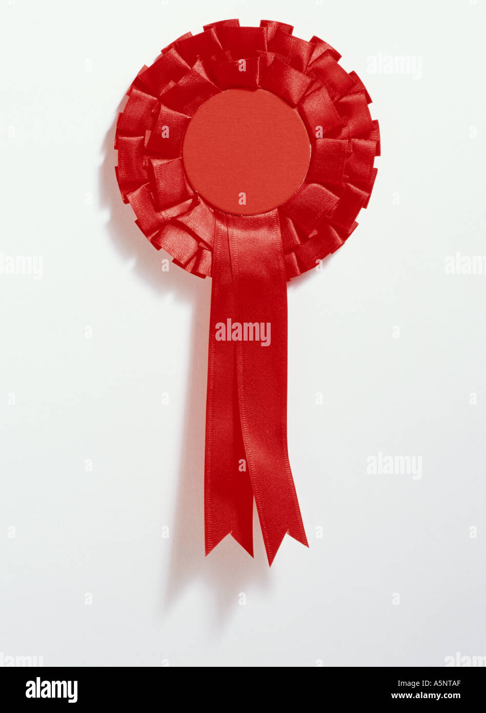 A red rosette Stock Photo