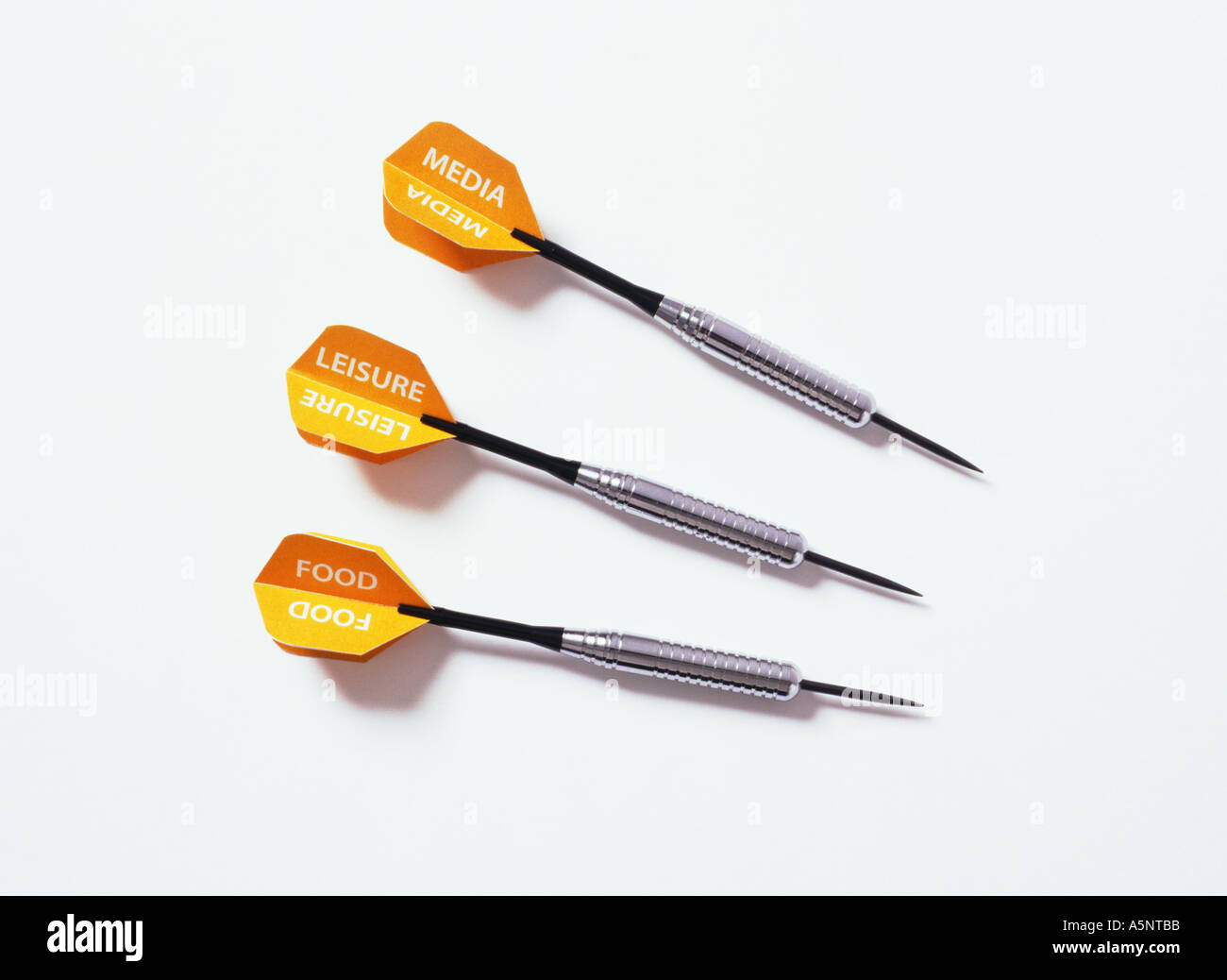 Three darts Stock Photo