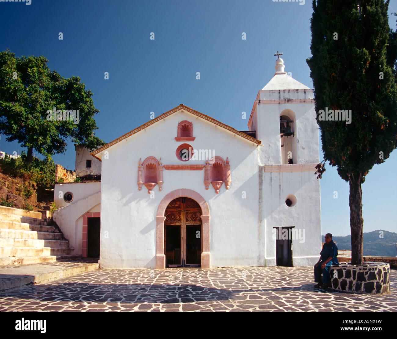 Church of Ojeda, Taxco, Mexico Stock Photo