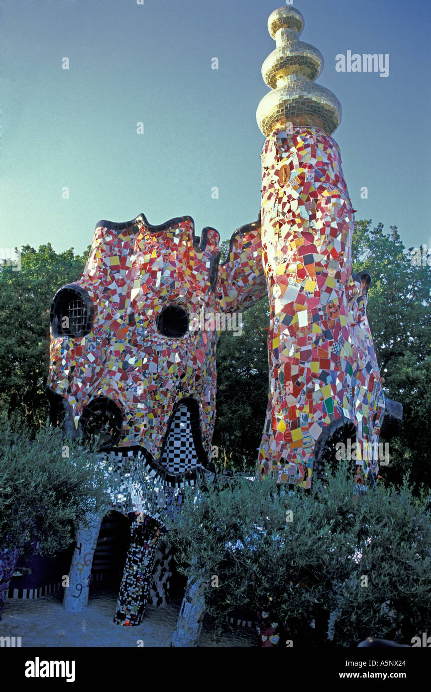 The Tarot Garden of Niki de Saint Phalle Capalbio Provincia de Stock Photo  - Alamy