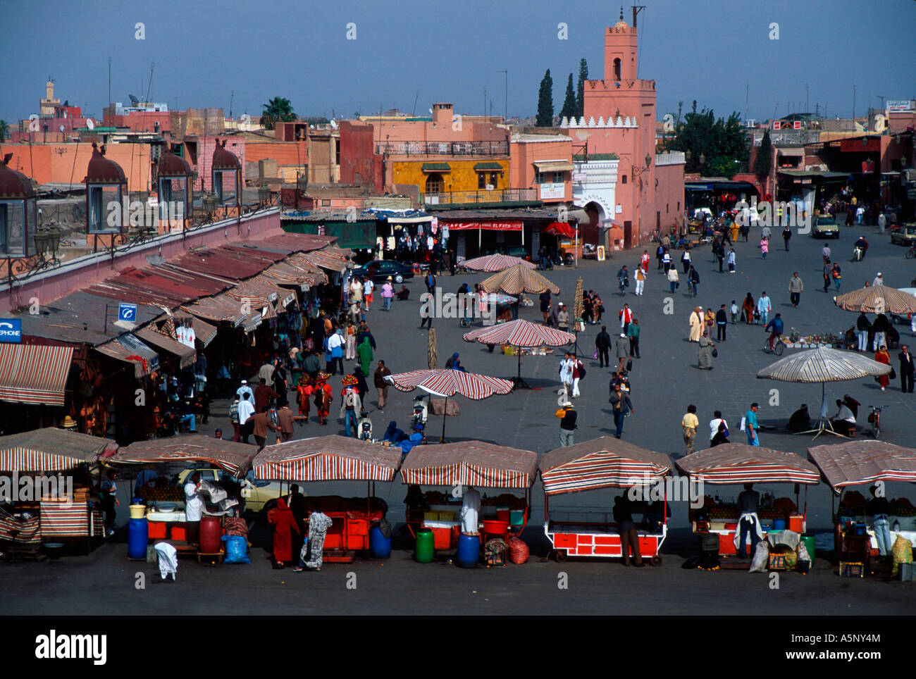 Djemaa el Fna Square / Marrakesh  Stock Photo