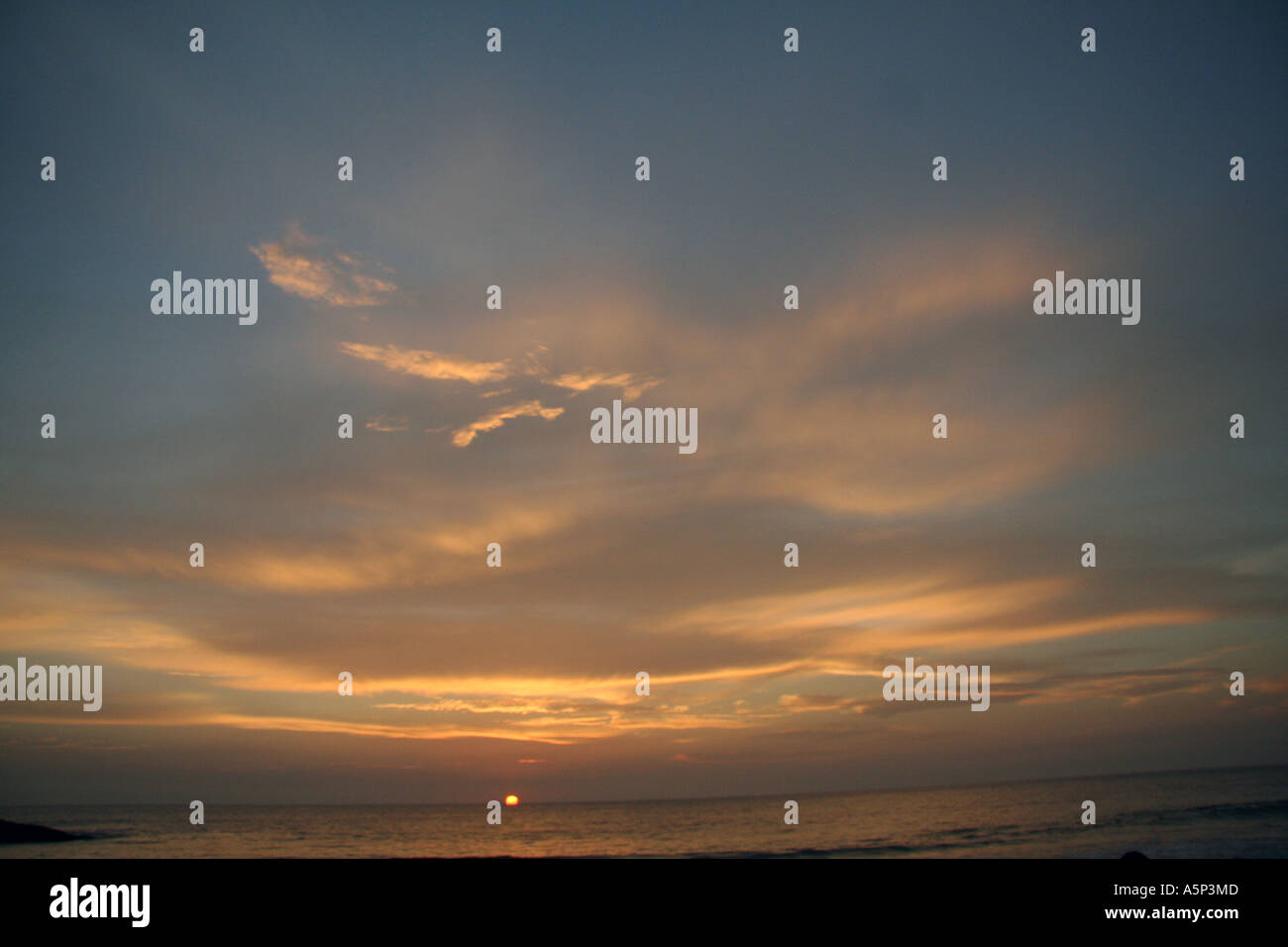 Stunning indian skyline at sunset Stock Photo