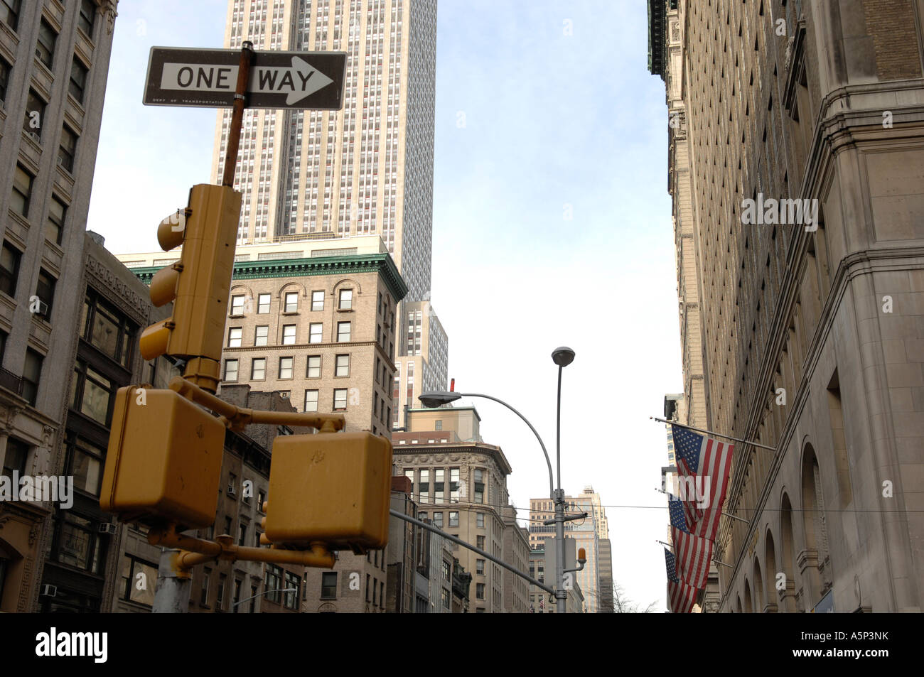 New York Steet Signs Stock Photo - Alamy