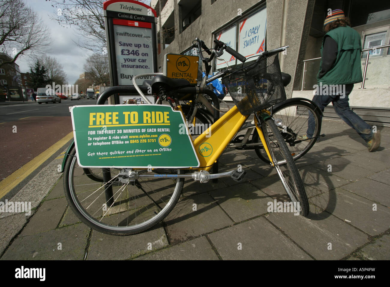 Free to Ride Bikes London Stock Photo Alamy