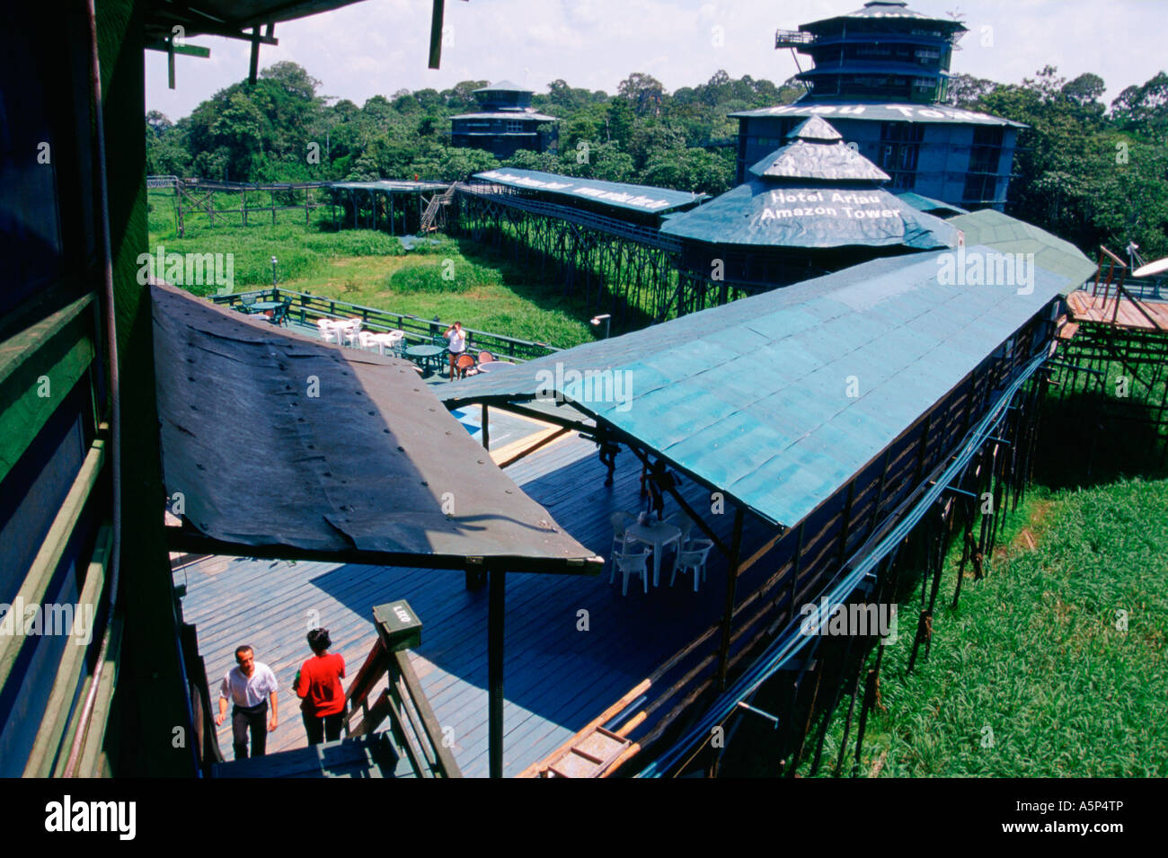 Ariau Amazon Towers Rainforest Lodge near the Junction of the Rio Negro