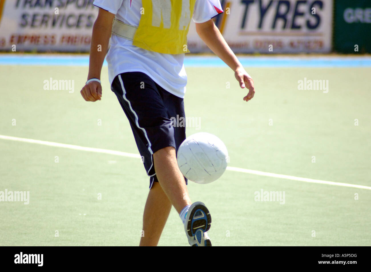 British college football soccer player London UK Stock Photo