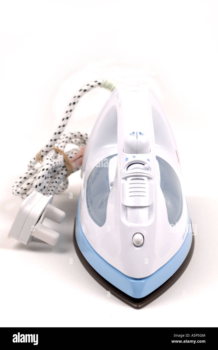 A modern electric Steam Iron Stock Photo