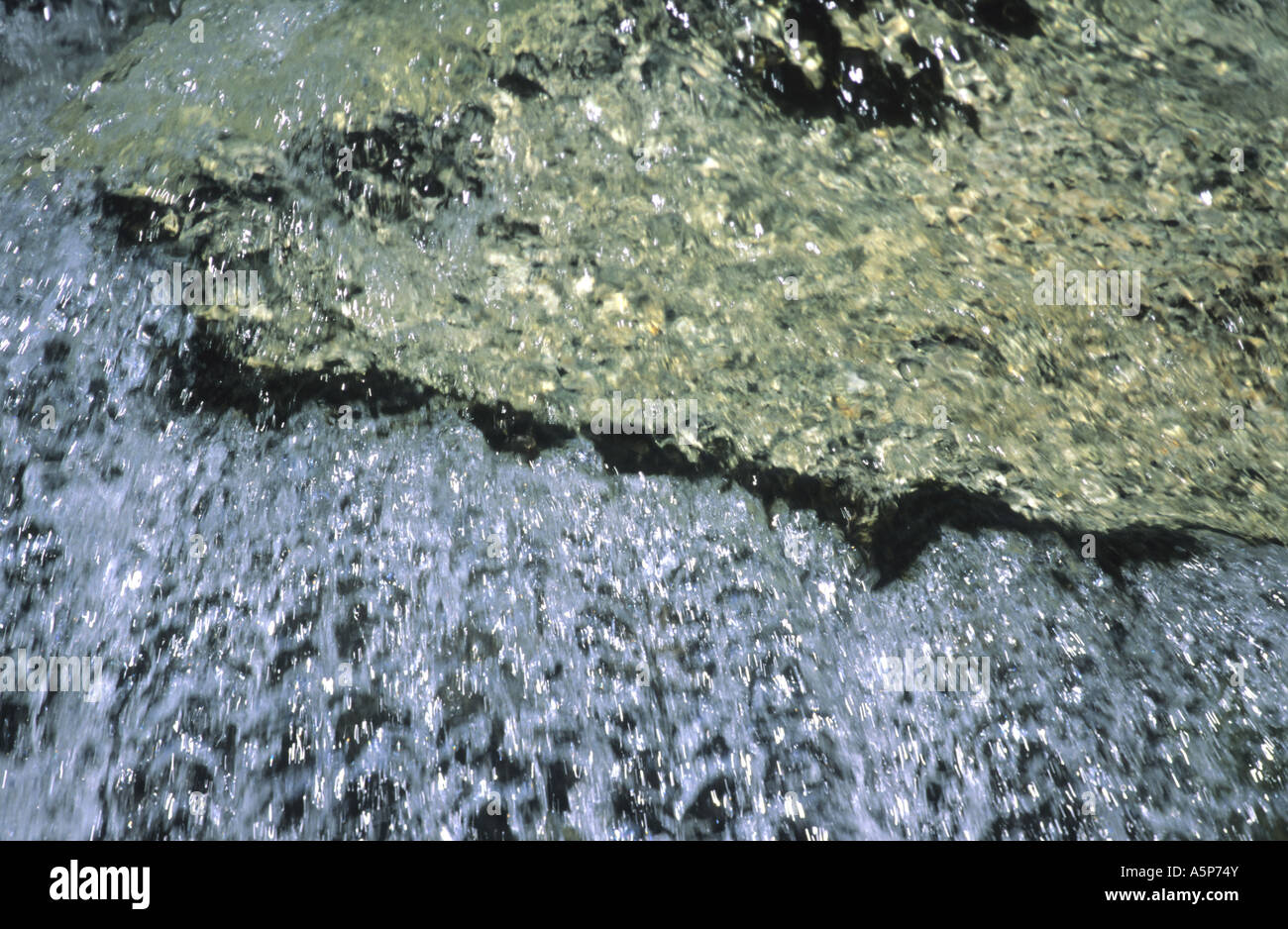Water Flow From Rocks Scenic waterflow over rocks Stock Photo - Alamy