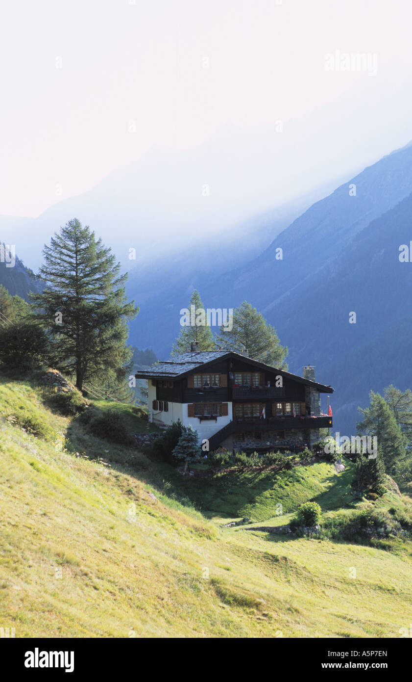 Scenic valley in alps hi-res stock photography and images - Alamy