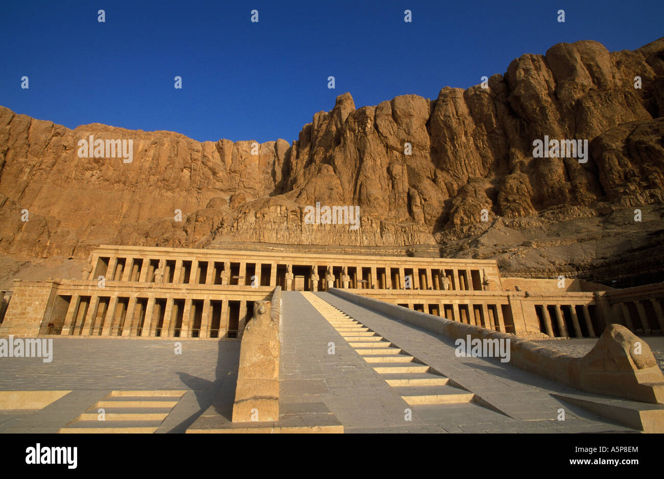 Deir Al Bahari, Temple Of Hatshepsut, Ancient Thebes, Luxor, Egypt ...