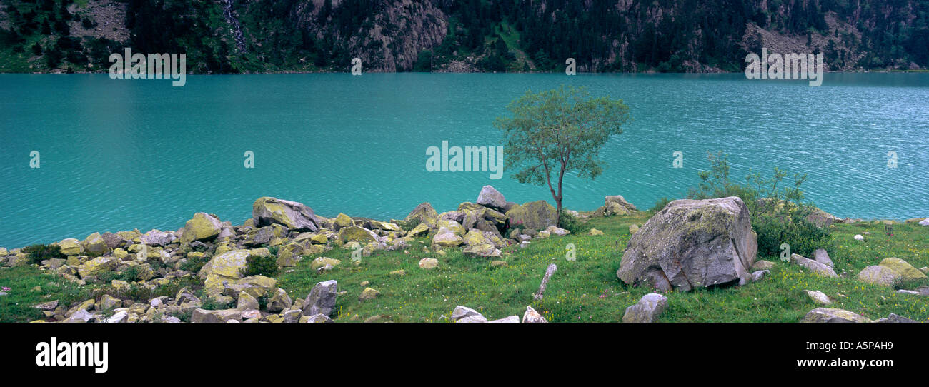 Lac de Gaube Pyrenees France Stock Photo