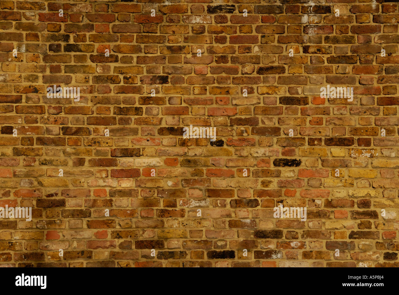 LOndon simple red Brick wall Stock Photo