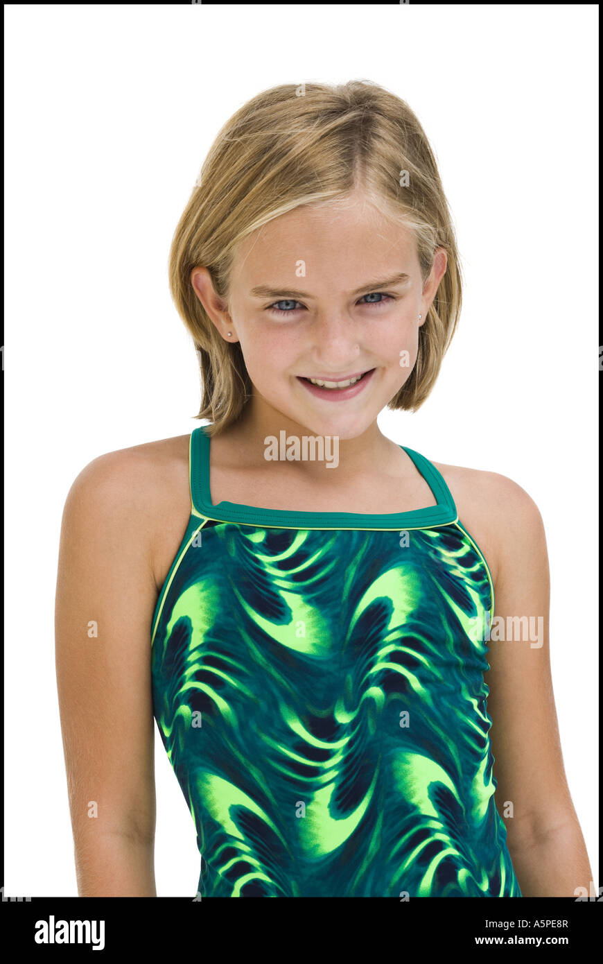 Girl in bathing suit Stock Photo - Alamy