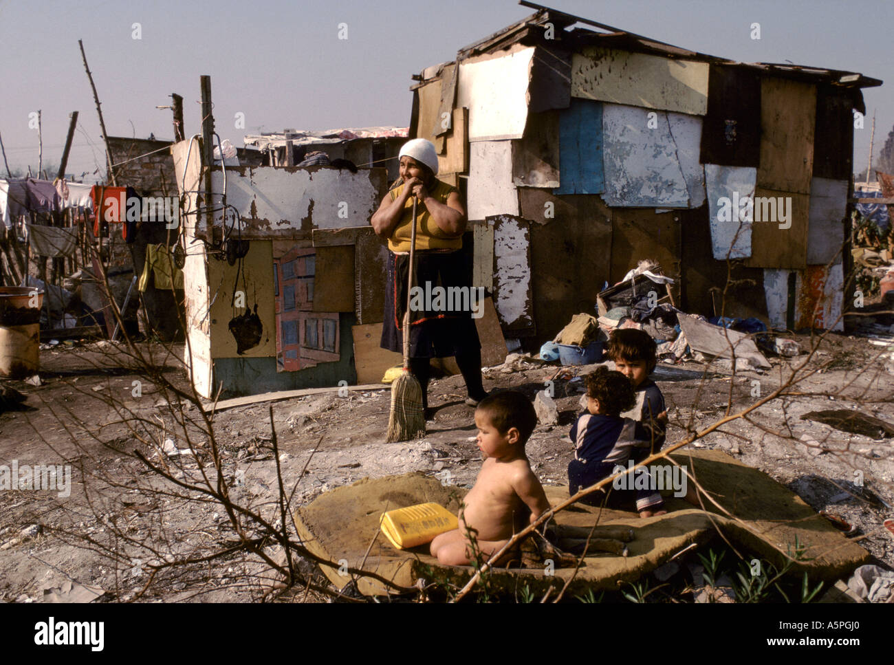 SHANTY TOWN IN BUENOS AIRES CITY, ARGENTINA Stock Photo - Alamy