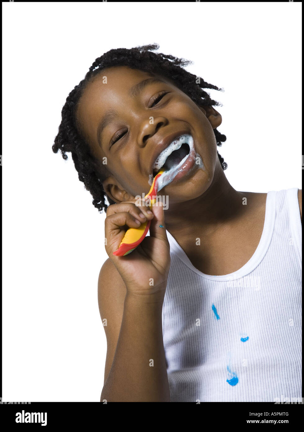 African American Boy Brushing Teeth Hi Res Stock Photography And Images