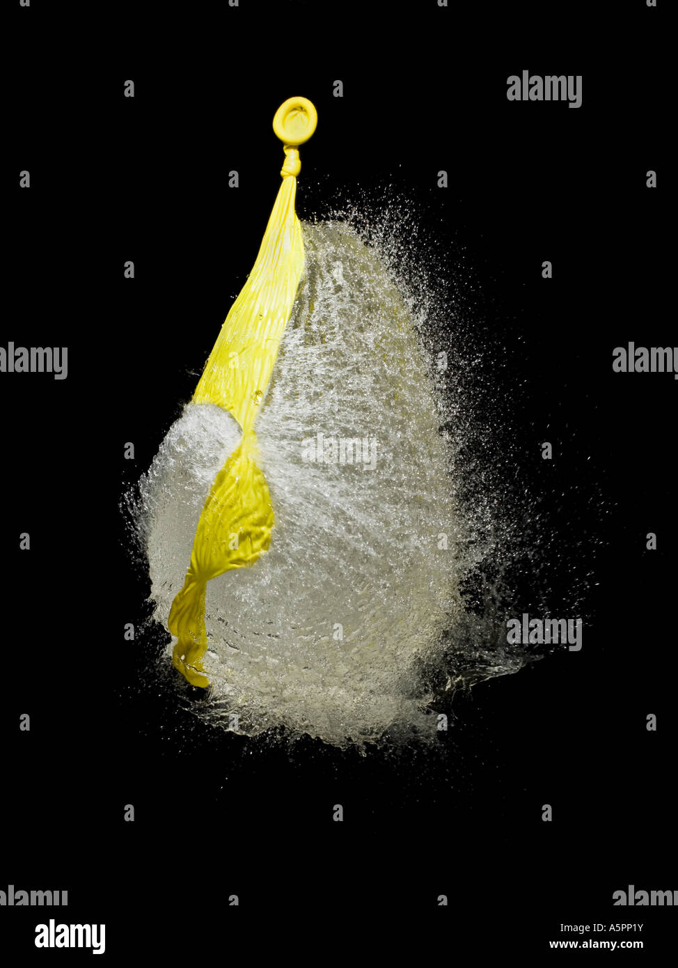 Exploding balloon Stock Photo - Alamy