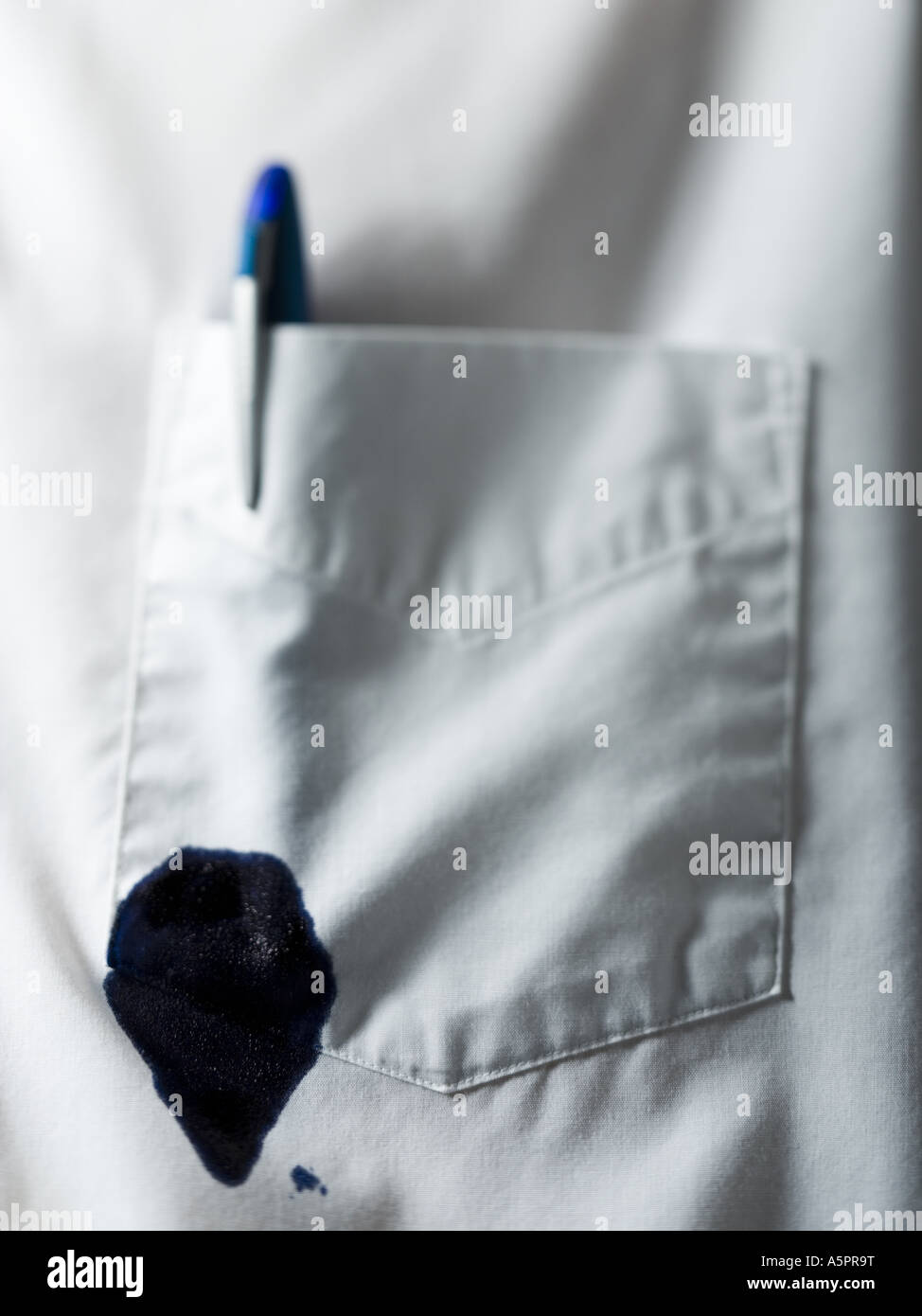 Leaking pen in pocket Stock Photo Alamy