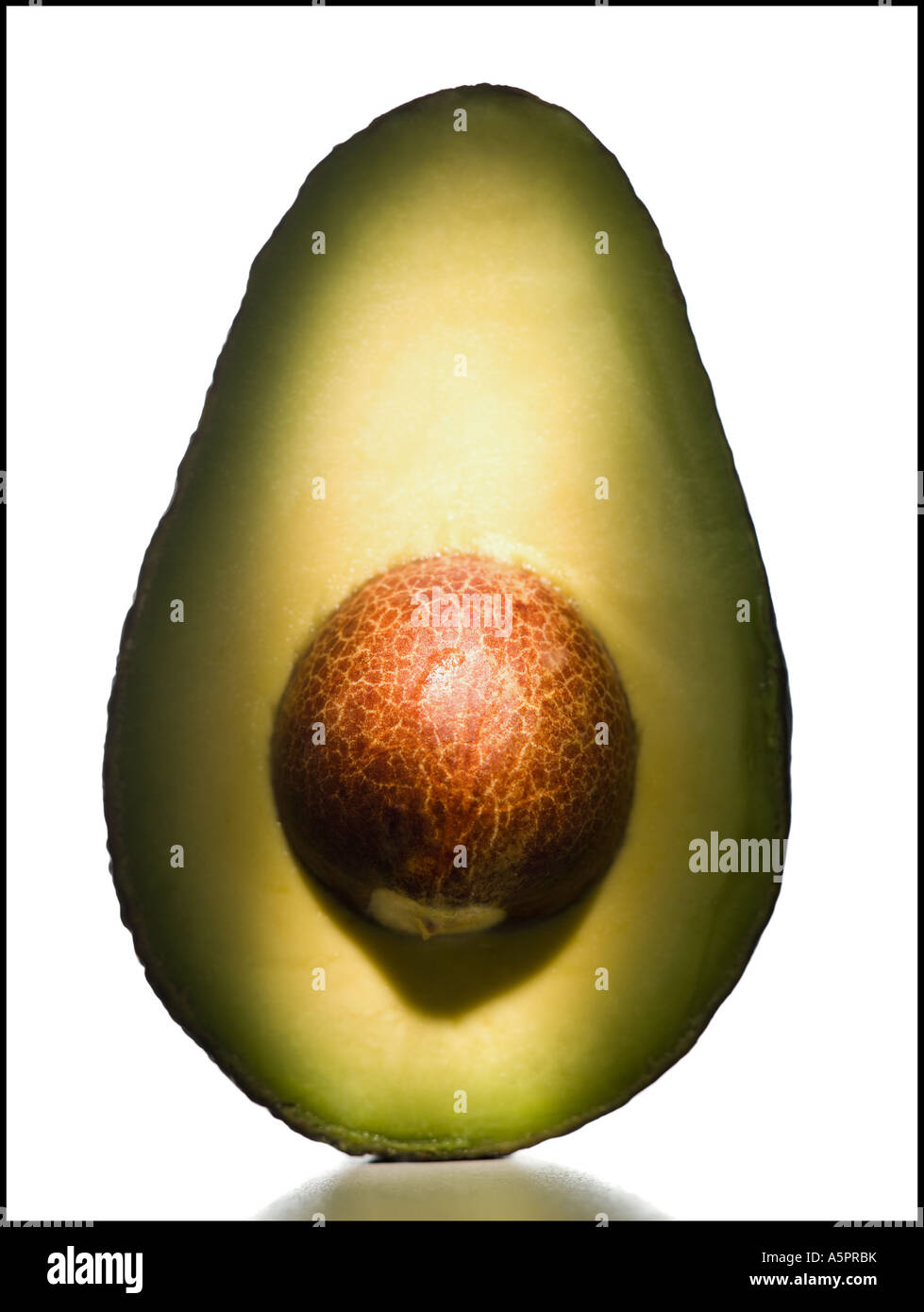 Avocado half Stock Photo
