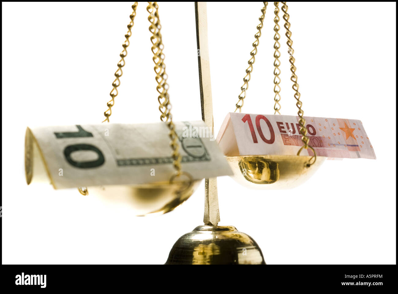 Close-up of Euro banknotes on a weighing scale Stock Photo - Alamy