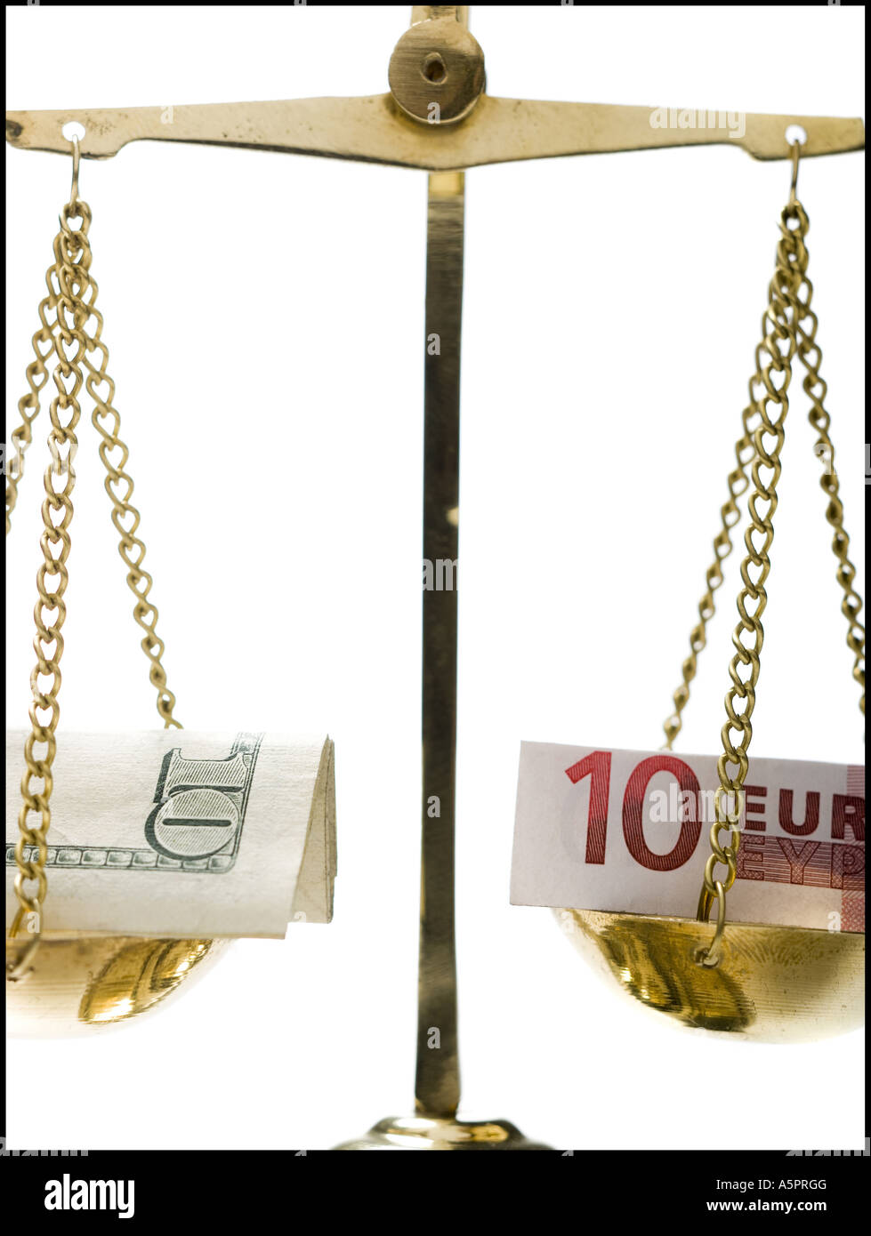 Close-up of Euro banknotes on a weighing scale Stock Photo - Alamy