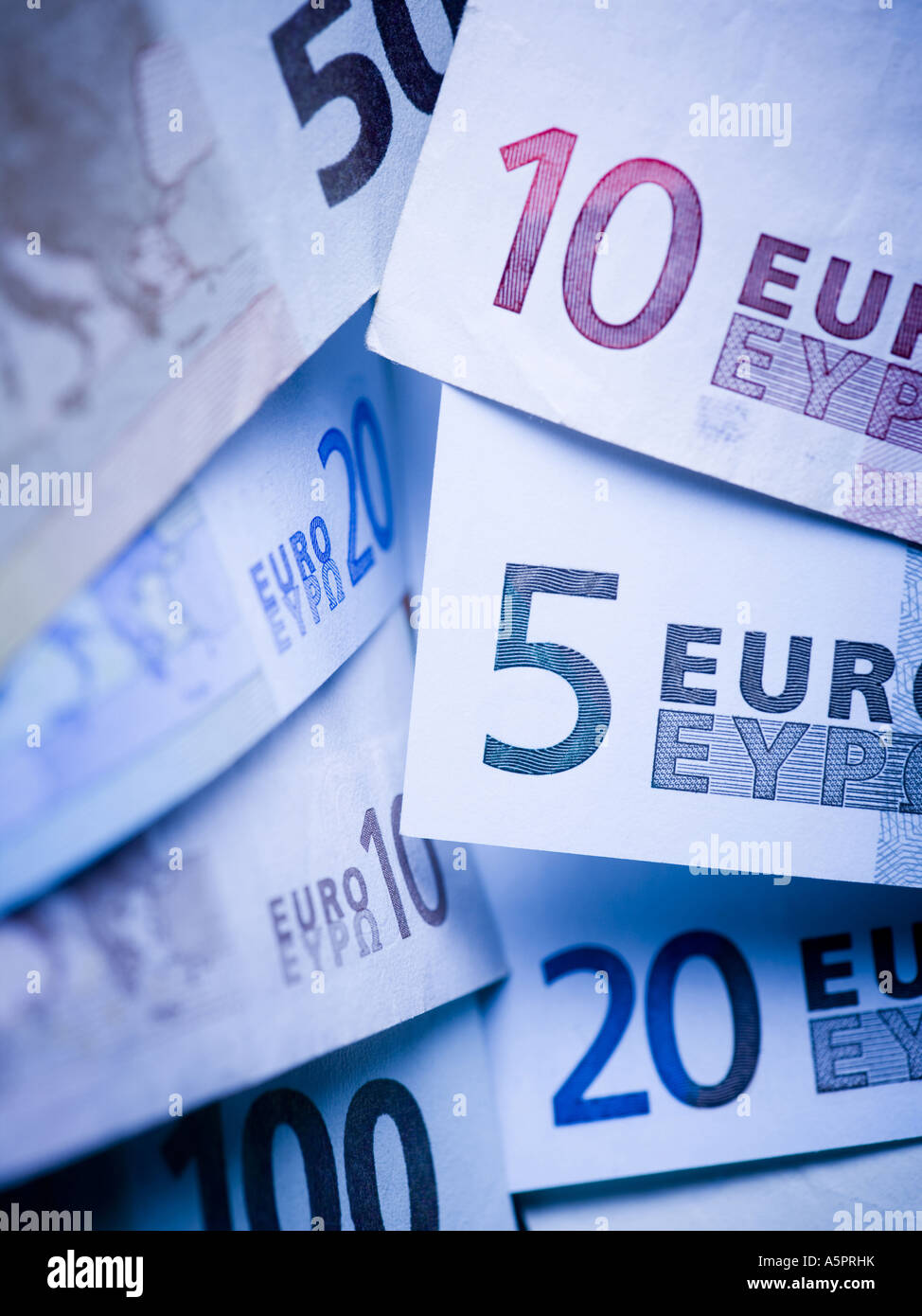 Close-up of Euro banknotes Stock Photo - Alamy