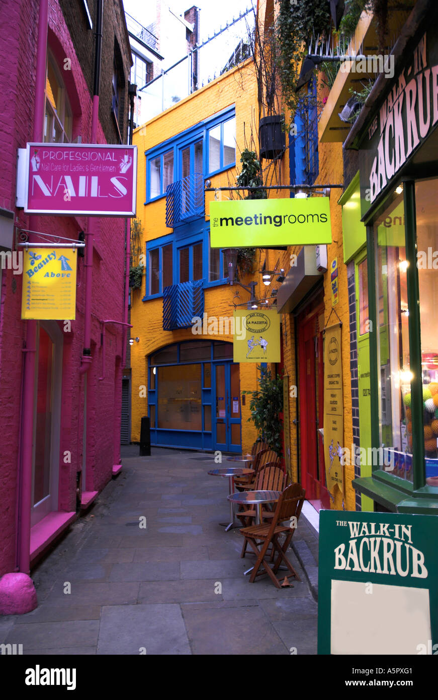 Neal's Yard Neal Street Covent Garden Area London Stock Photo Alamy