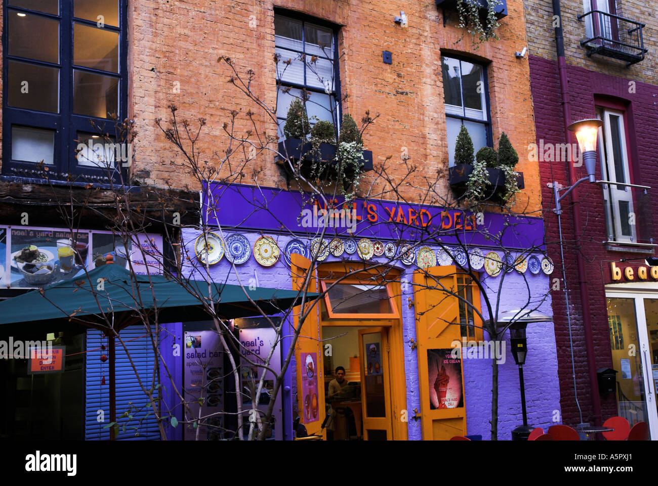 Neal's Yard Neal Street Covent Garden Area London Stock Photo Alamy