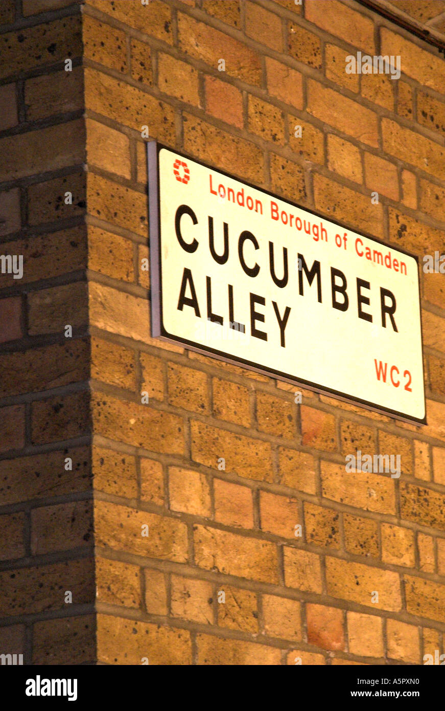 Cucumber Alley Covent Garden Area London Stock Photo Alamy