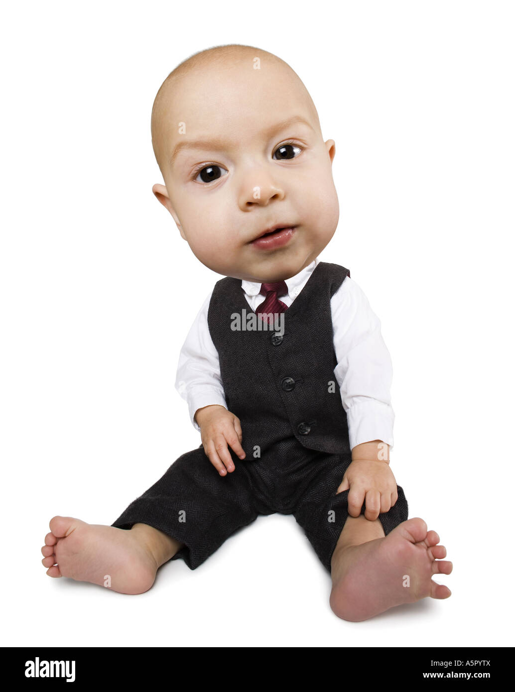 Baby in business suit Cut Out Stock Images & Pictures Alamy