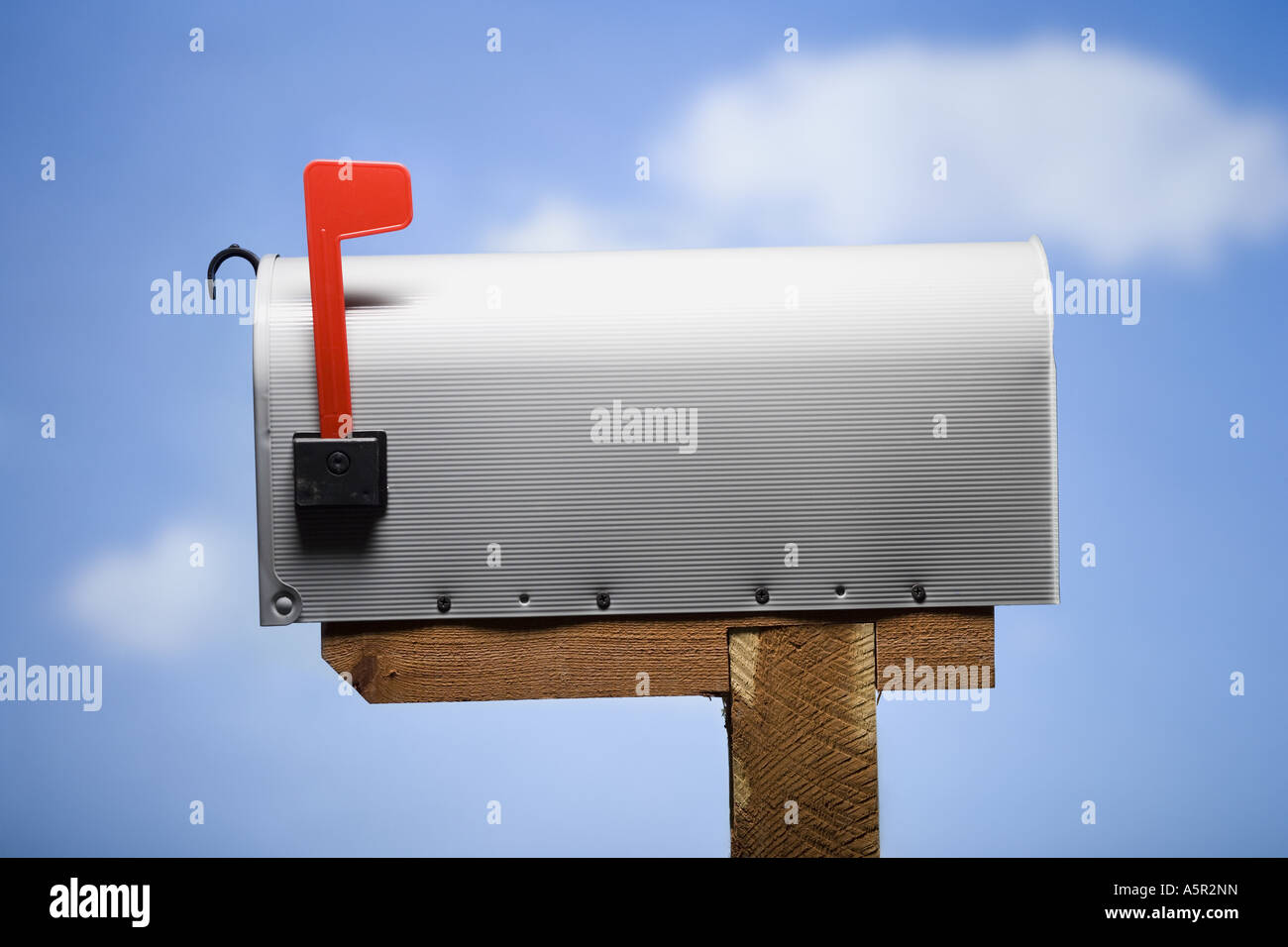 Close up of mailbox with mail Stock Photo - Alamy