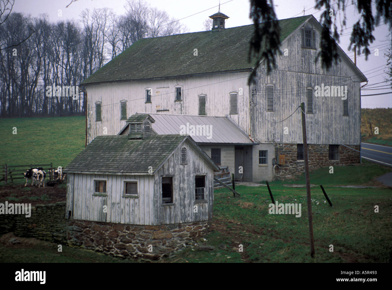 Maryland Barn Stock Photo