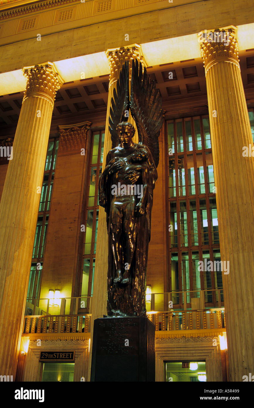 Pennsylvania Railroad World War II Memorial Stock Photo Alamy