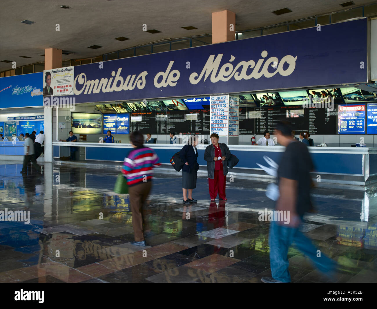 Mexico City, Main Bus/Coach Station Stock Photo Alamy