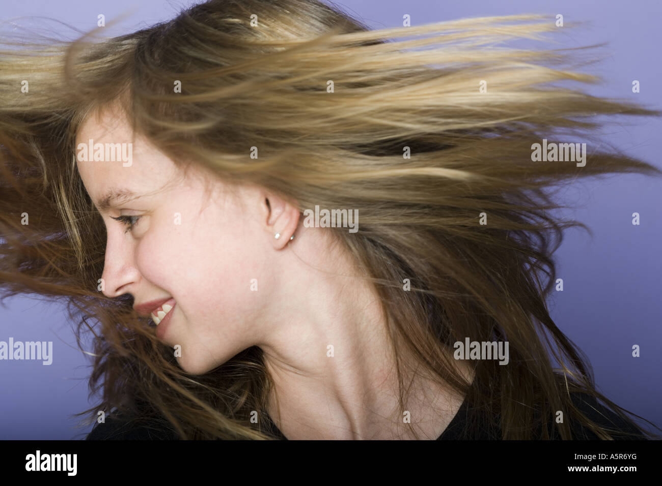 Close up of a girl smiling Stock Photo - Alamy