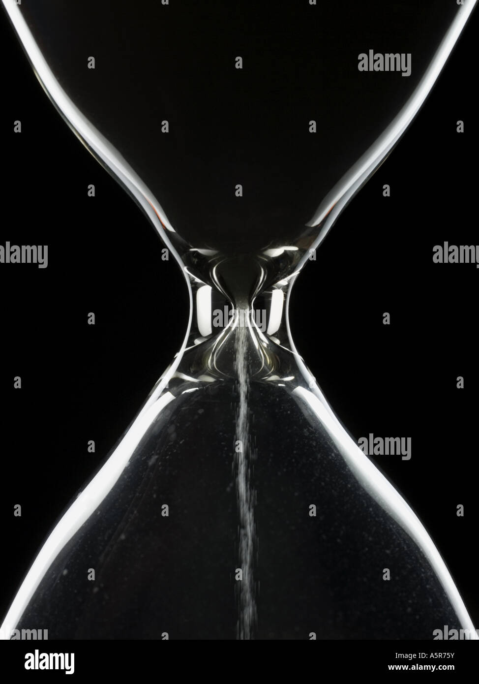 Detailed view of hourglass Stock Photo - Alamy