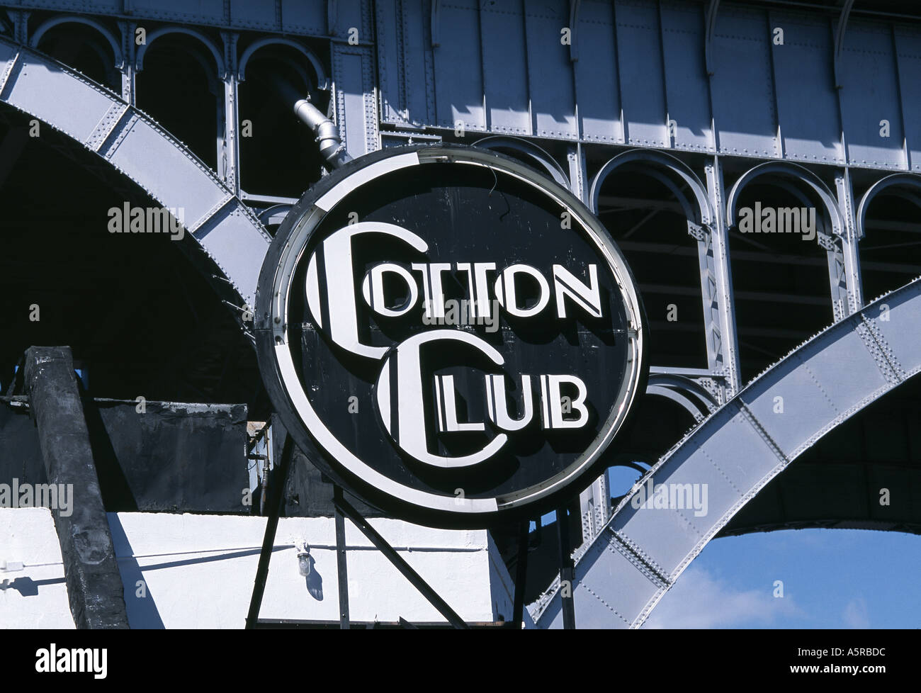 125th Street, Cotton Club, Sign, Day Stock Photo