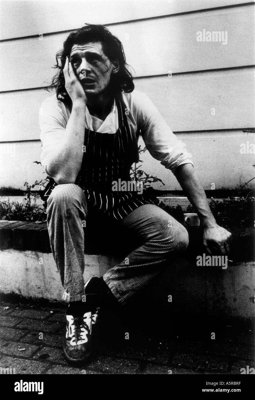 MARCO PIERRE WHITE IN HARVEY'S RESTAURANT LONDON 1989 Stock Photo