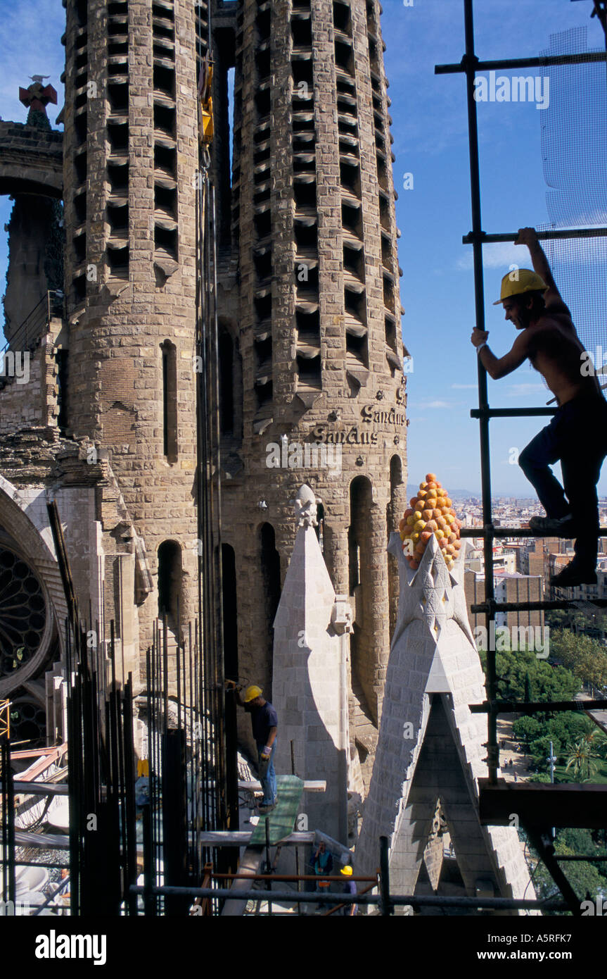 GAUDI S SAGRADA FAMILIA CATHEDRAL STILL UNDER CONSTRUCTION BARCELONA GAUDI S SAGRADA FAMILIA CATHEDRAL STILL UNDER CONSTRUCTION BARCELONA