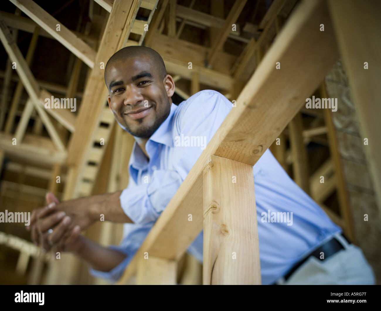 Portrait of a young man smiling Stock Photo - Alamy